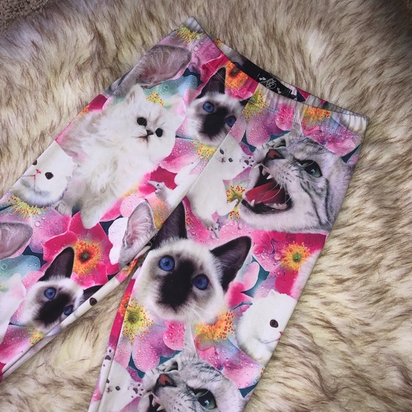 Cat print Leggings - Picture 3 of 5
